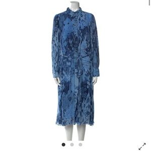 Ganni Printed Midi Length Dress